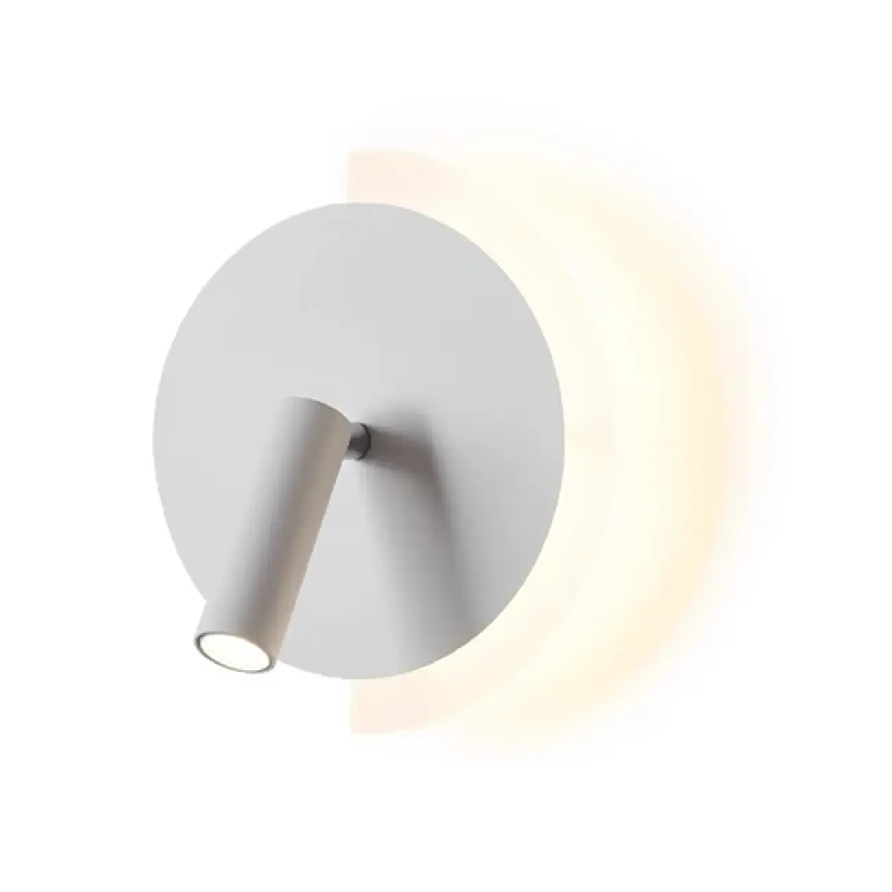 Mini Geometric 2-Light Black-Gold Wall Sconce in Rotatable