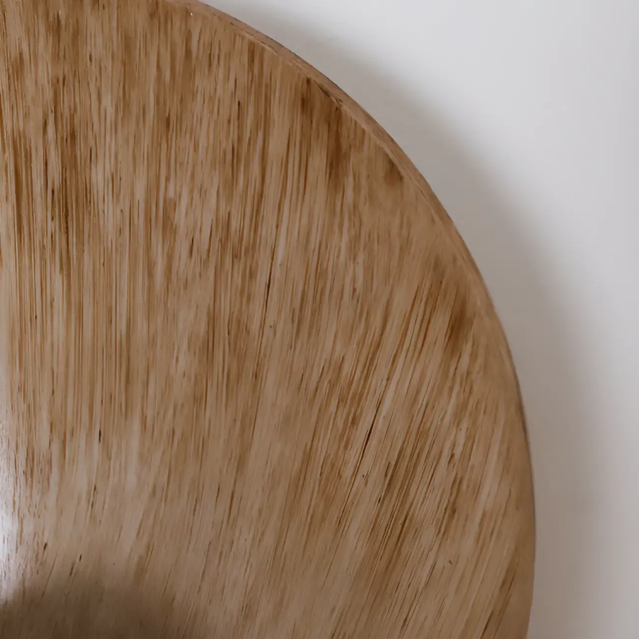 Modern Wood White Concave Wall Sconce