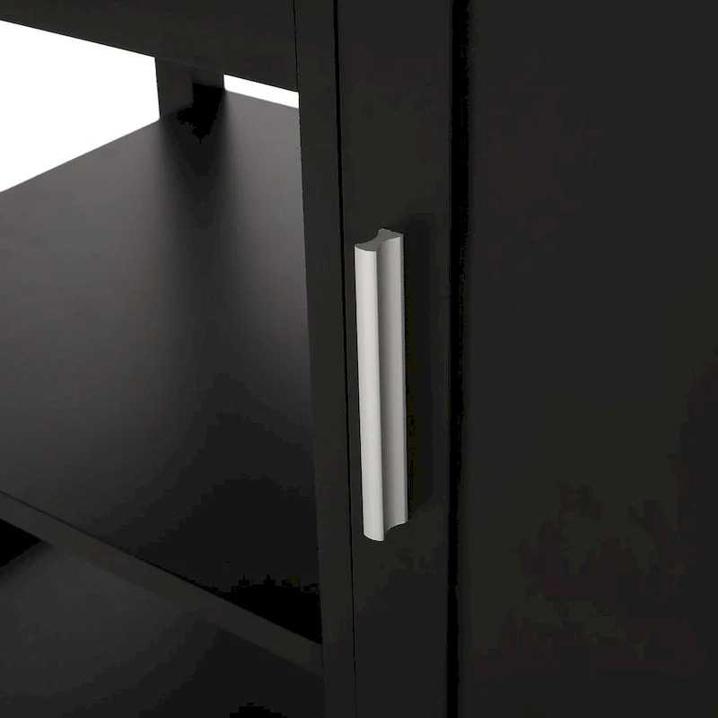 Modern Wooden Kitchen Cart with Wheels Drawer and Cabinet by Christopher Knight Home