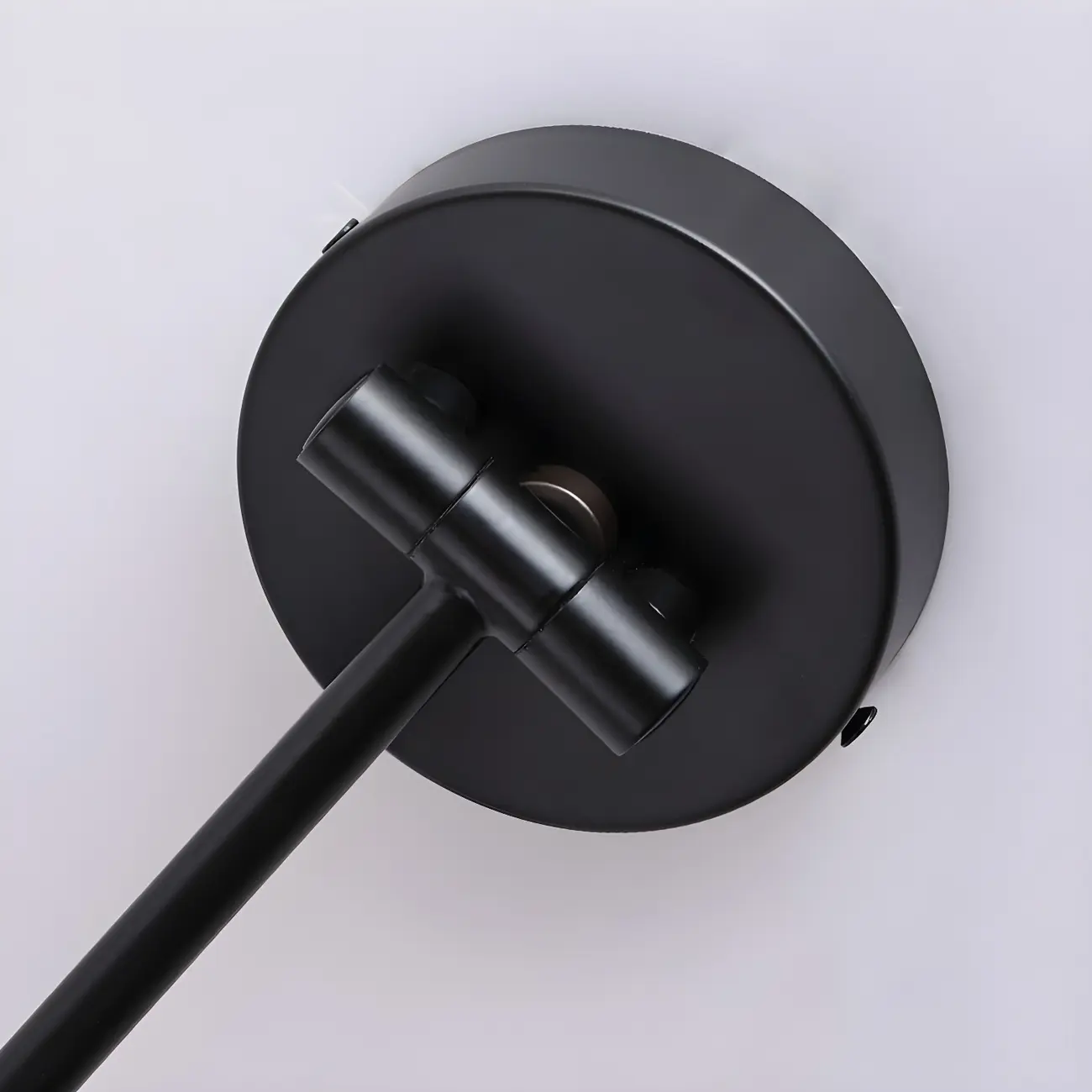 Modern Metal Black Cone Swing Arm Wall Light