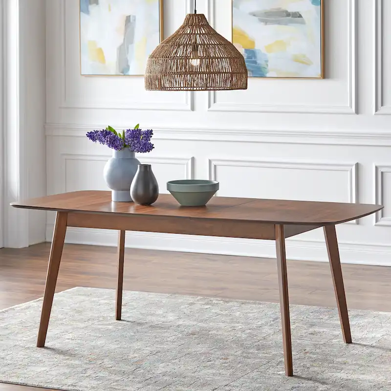Simple Living Wave Butterfly-Leaf Dining Table