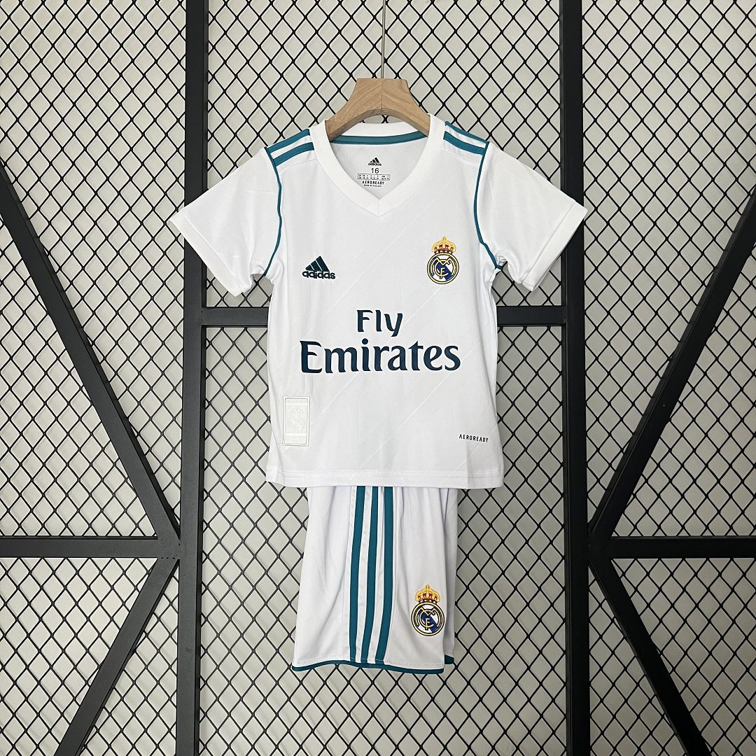 Kit Enfant Retro Real Madrid domicile 2017/18