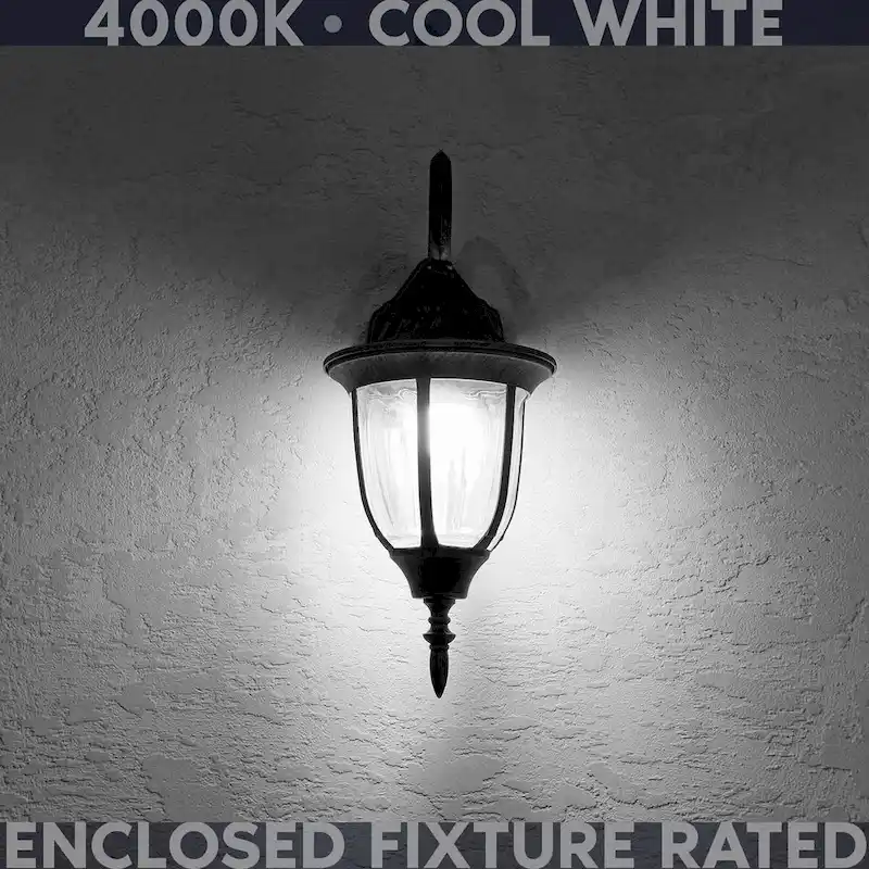 Luxrite E12 Candelabra LED Light Bulbs 60 Watt Equivalent, 2700K Warm White, Enclosed Fixture Rated, Dimmable...