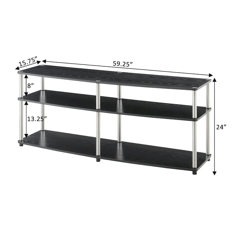 Convenience Concepts Designs2Go 3 Tier 65 inch TV Stand