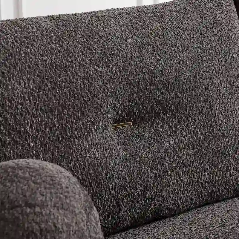 Lamb's wool 2-seater sofa