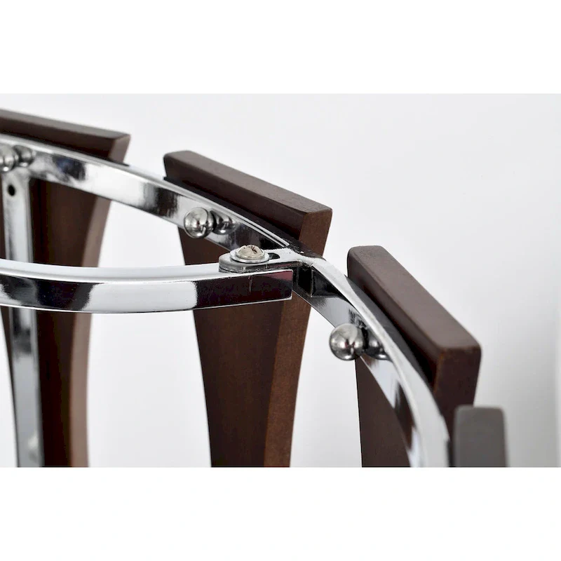 Avani 24-inch Silver and Faux Wood Grain 6 Lights 3 Blades Lighted Ceiling Fan with Remote