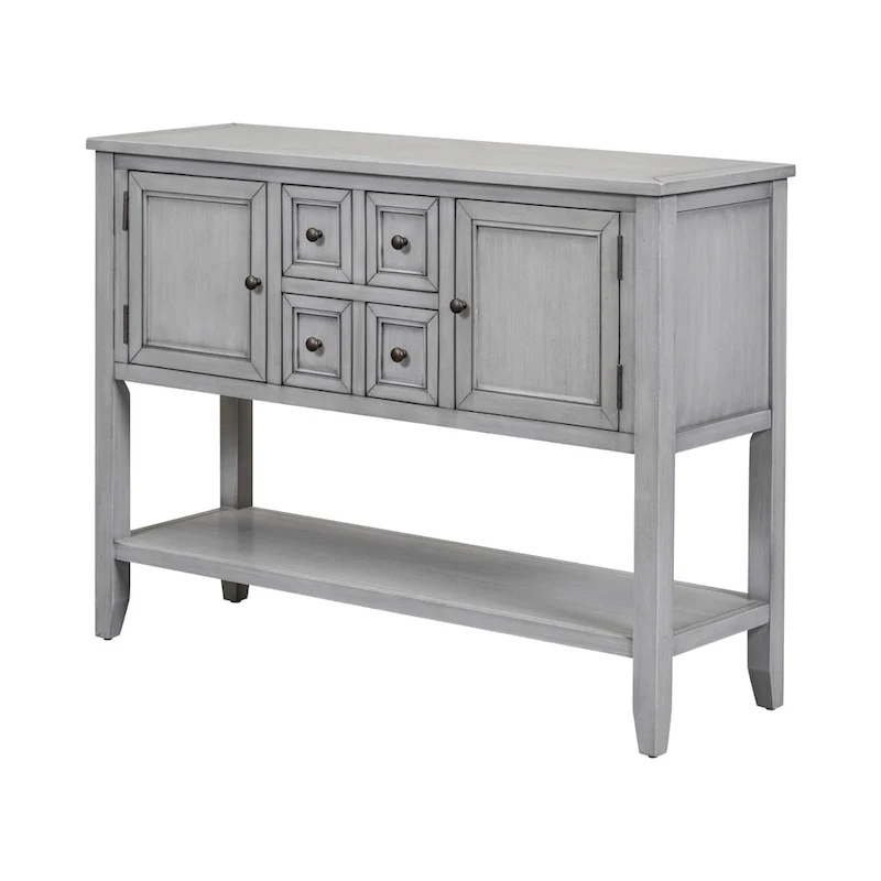 Buffet Sideboard Console Table with Bottom Shelf