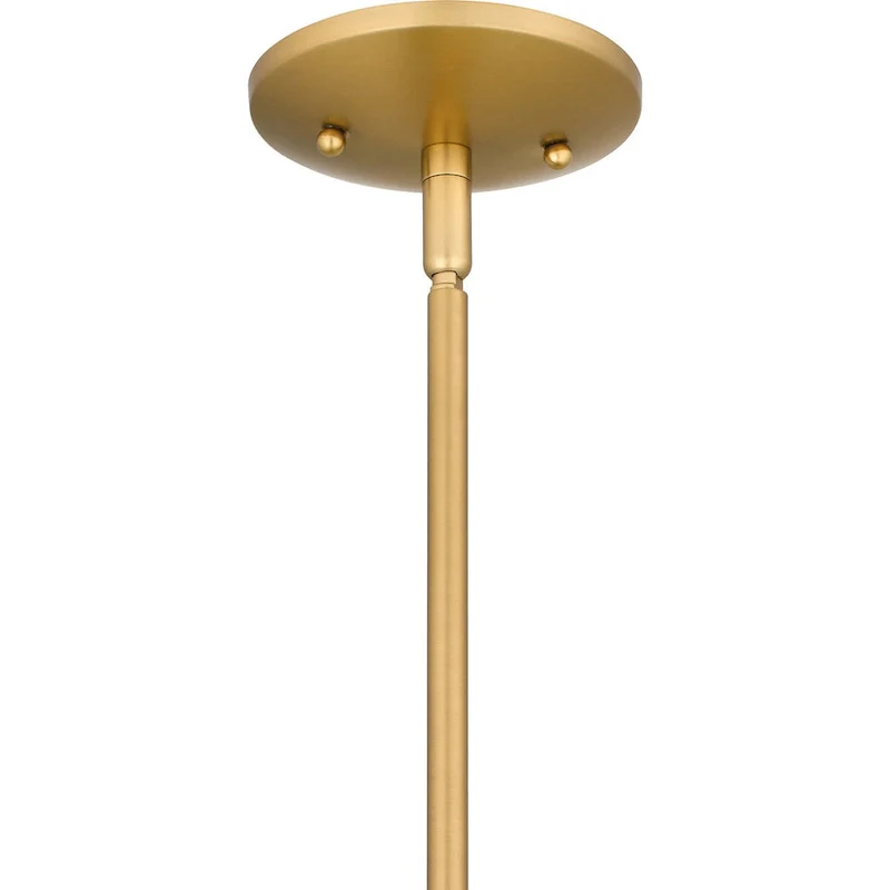Mia 2-Light Brushed Gold Pendant Light