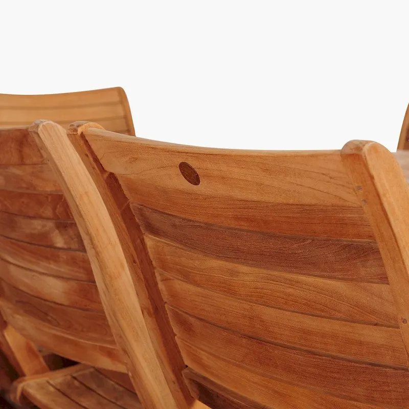 Teak Armchairs (Set of 2) - 2 Piece