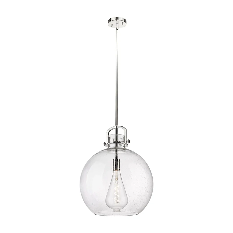 Innovations Lighting Newton Sphere - 1 Light 16  Stem Hung Pendant