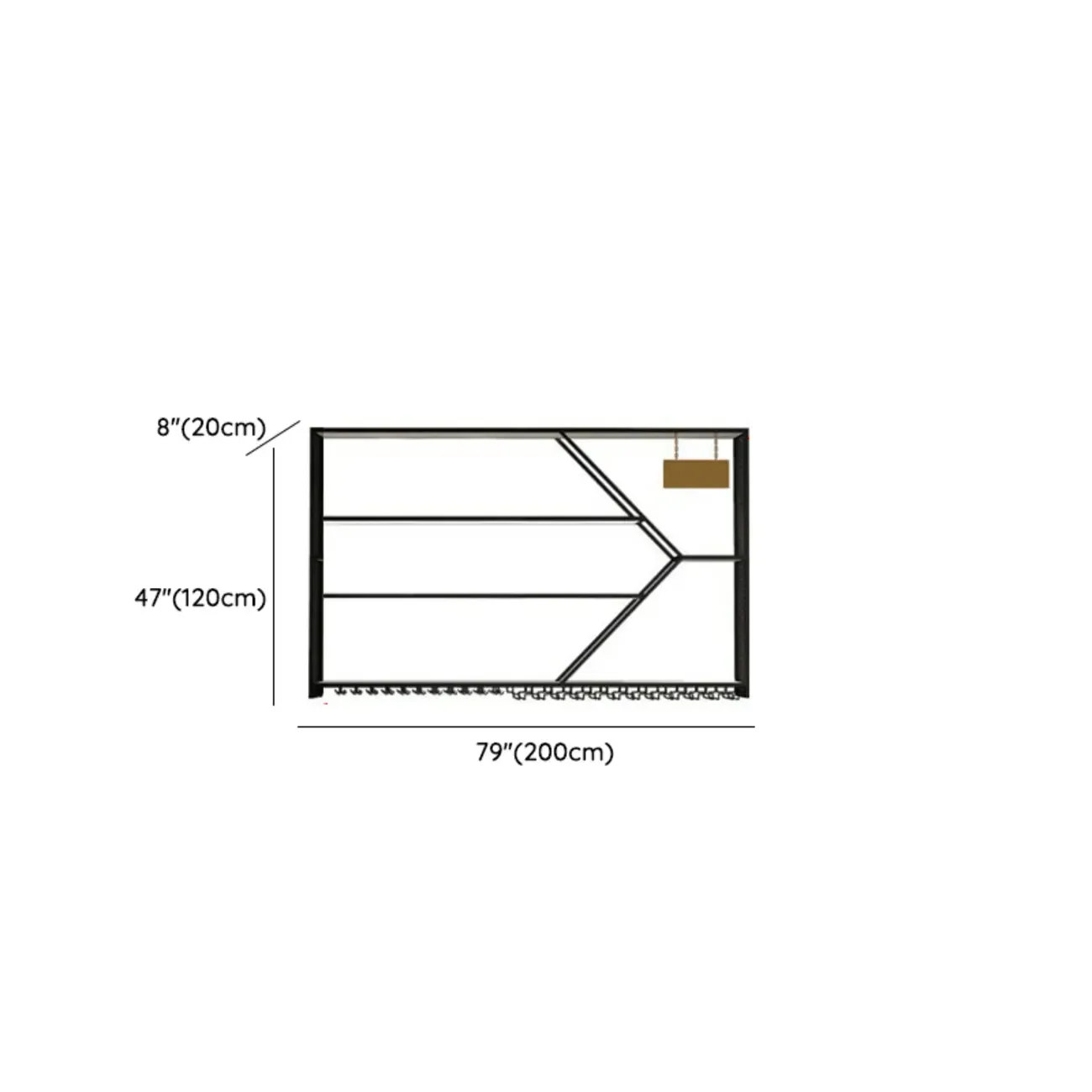 Iron Wine Bottle and Open Wine Glass Holder with Lighting