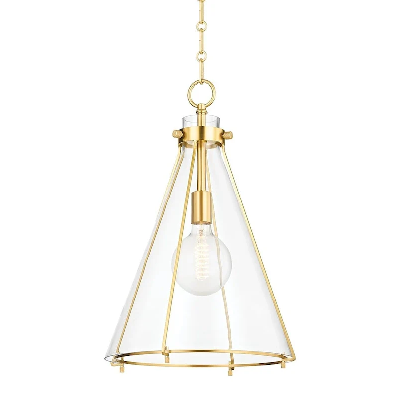 Eldridge 1 Light Pendant - Conical