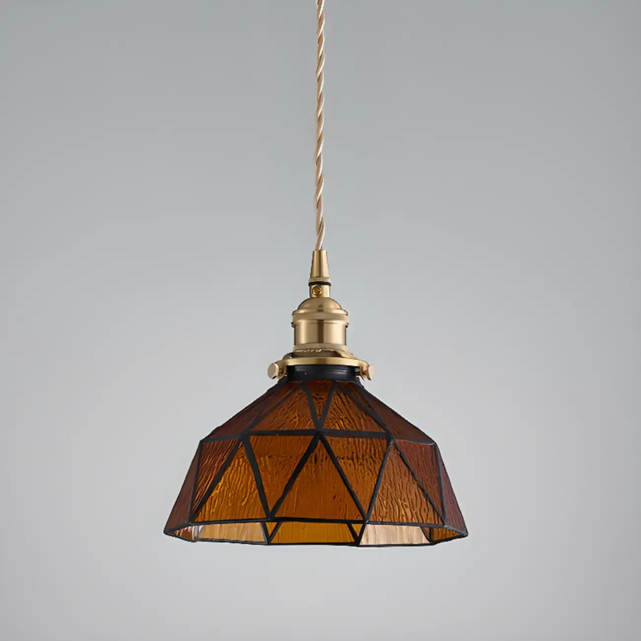 Modern Height Adjustable Blue Glass Kitchen Pendant Lighting