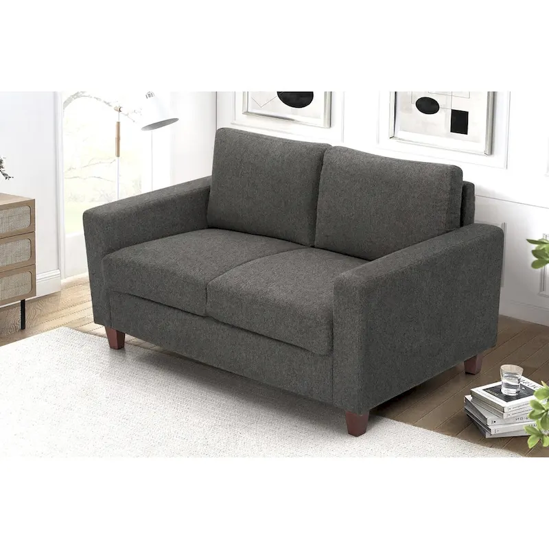 55 In Transitional Upholstered Living Room Loveseat