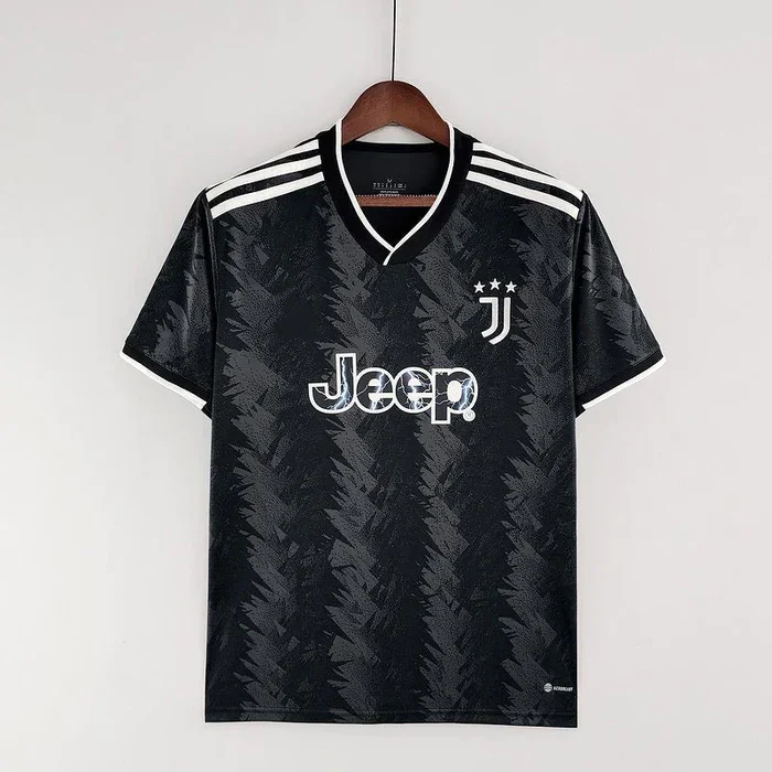 Maillot JUV saison 2022-2023 extérieur away noir