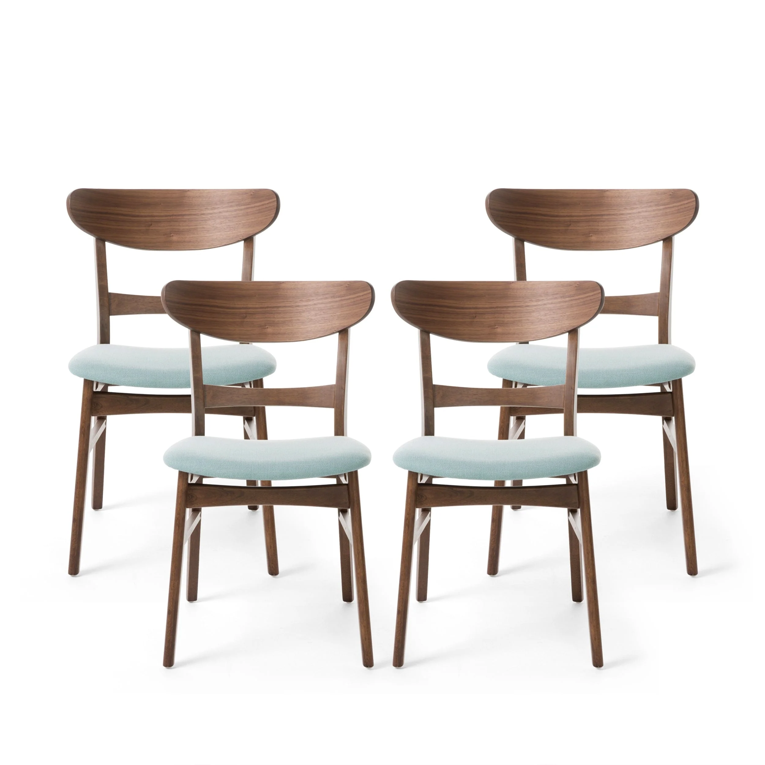 Idalia Mid-century Modern Dining Chairs (Set of 4) by Christopher Knight Home