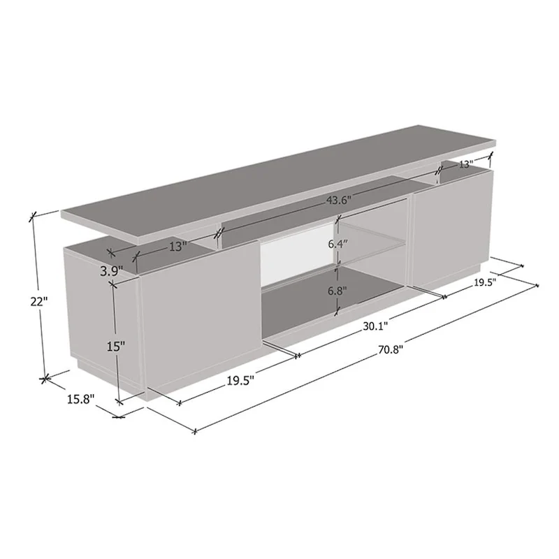 Eva-K Modern 71-inch TV Stand