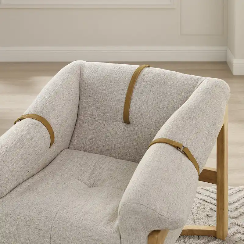 Art Leon Genuine Leather Lounge Chair