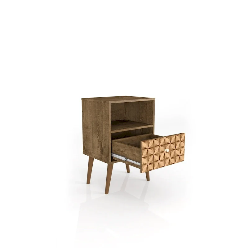Liberty 1.0 Mid Century Modern 1 Drawer Nightstand