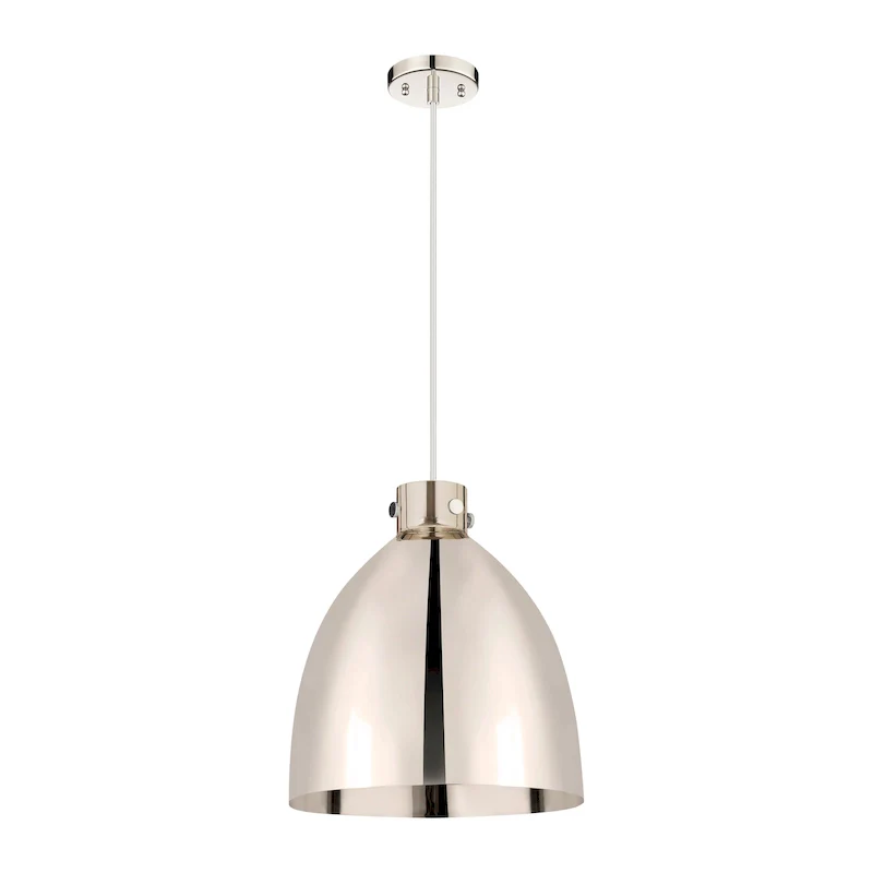 Innovations Lighting Newton Metal Bell - 1 Light 16  Cord Hung Pendant