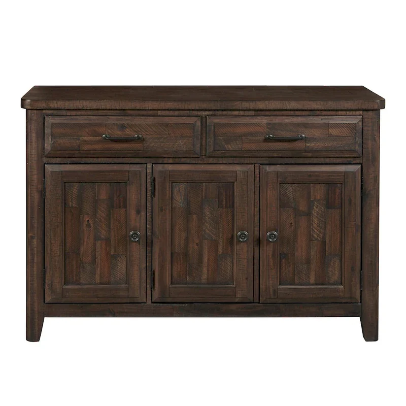 Sawmill 3- Door Farmhouse Buffet with Storage Drawers - 18W x 38H x 54D