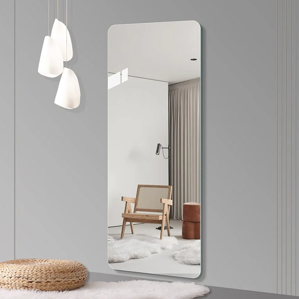 Full Length Wall Mounted Frameless Body Mirror