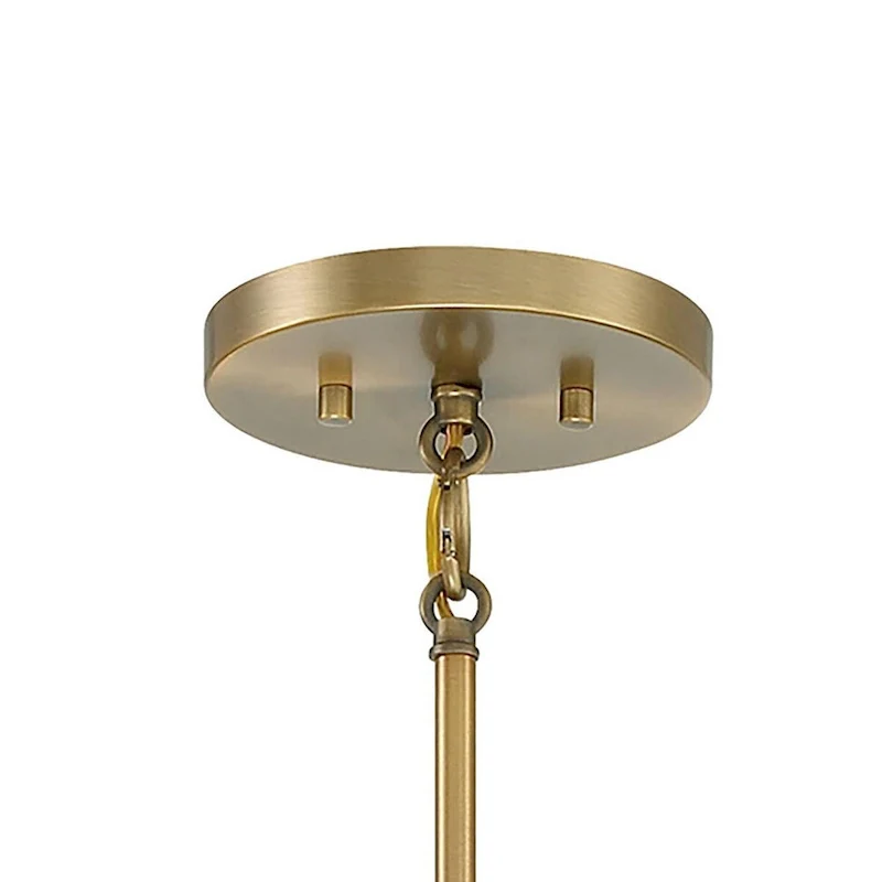 Lavery Caprio Natural Brushed Brass 3 Light Pendant
