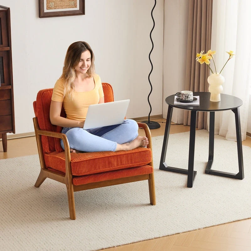 Mid Century Modern Upholstered Accent Chair