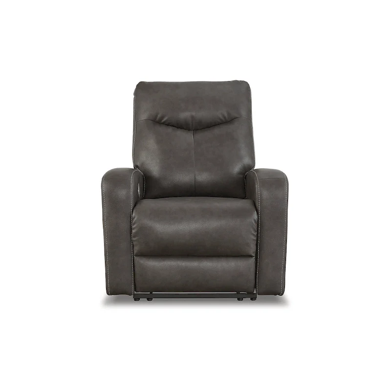 Signature Design by Ashley Ryversans Power Recliner with Adjustable Headrest