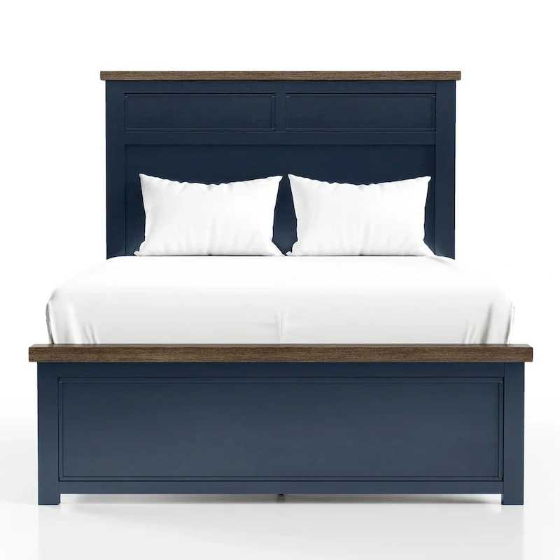 Furniture of America Althea Modern Farmhouse Pinewood Panel Bed
