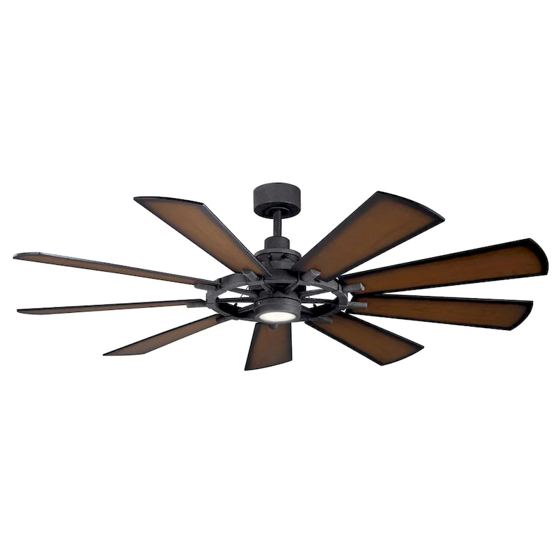 Gentry 65-inch LED Ceiling Fan (3-finish options)