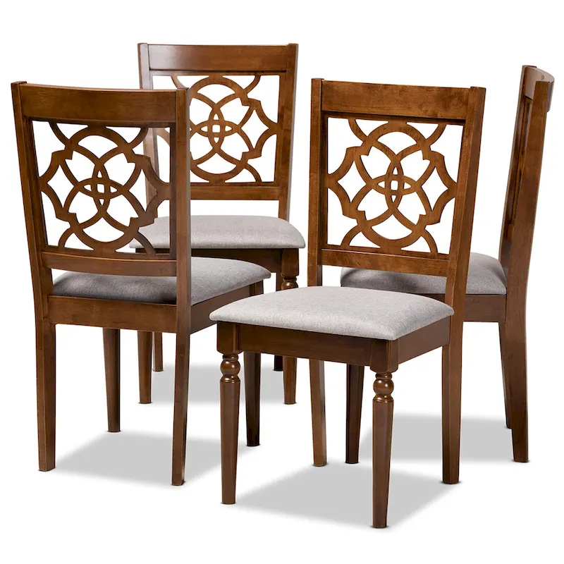 Lylah Modern and Contemporary 4-Piece Dining Chair Set