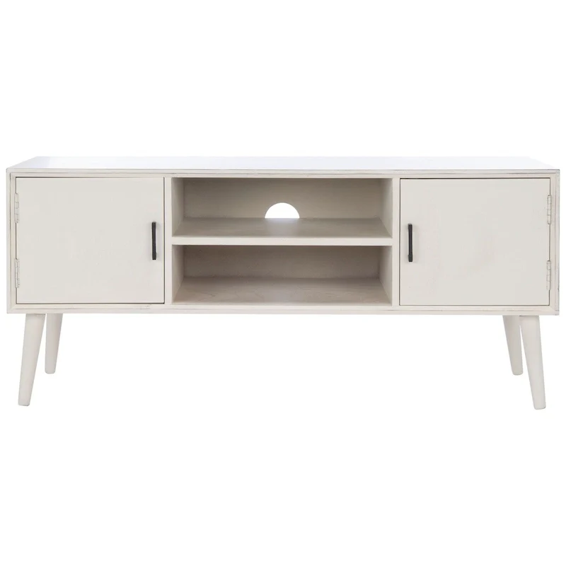 SAFAVIEH Maegan Mid-Century 47-inch Storage Media TV Stand - 47.3 W x 15.8 L x 20 H - 47Wx16Dx20H