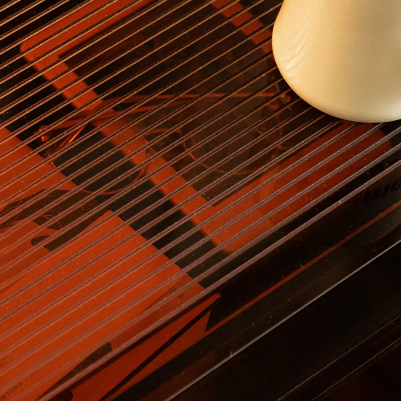 Modern Small Acrylic Nightstand with Drawer