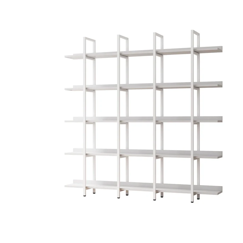 5 Tier Bookcase Home Office Open Bookshelf