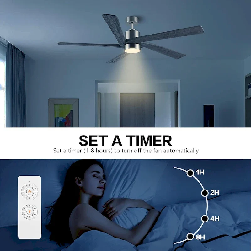 AeroBlade 64  5-Blade 6-Speed Ceiling Fan with LED Light