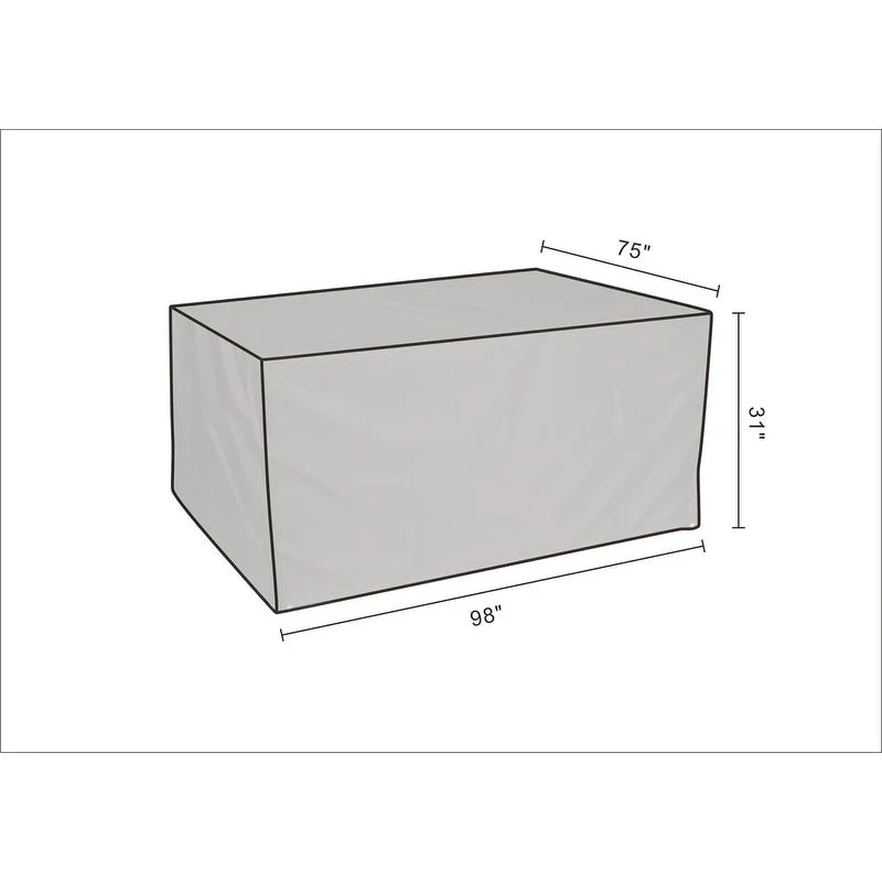 Large Rectangular Weather-proof Furniture Cover for Outdoor Patio Sofa Set