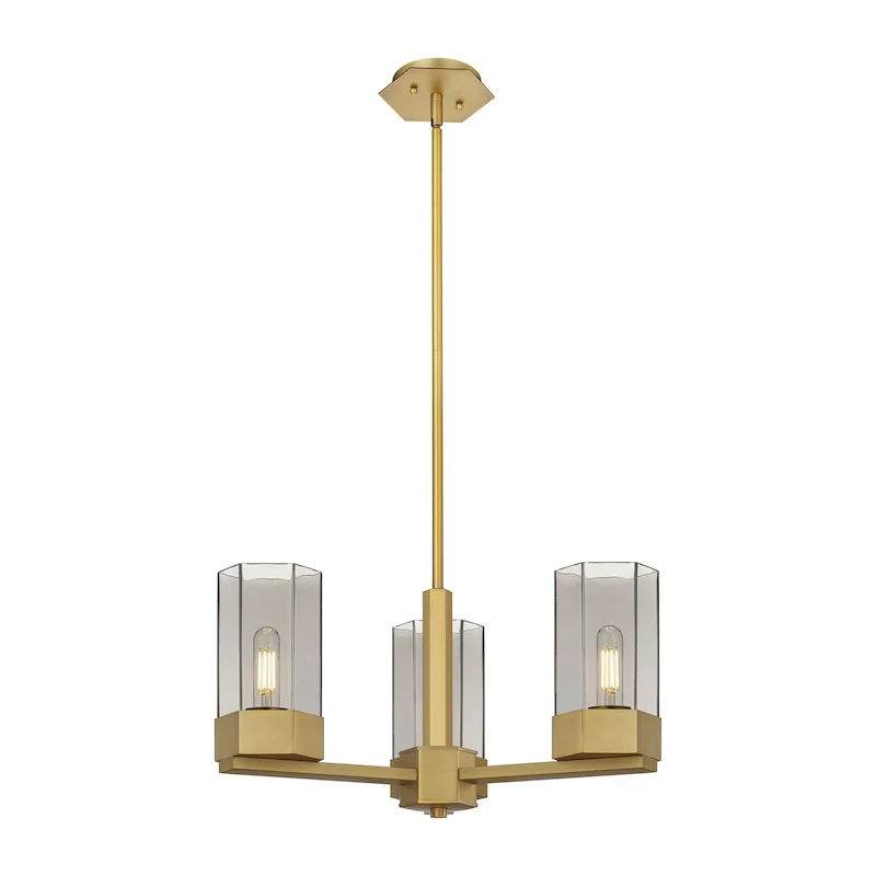 Innovations Lighting Claverack - 3 Light 9  Stem Hung Pendant