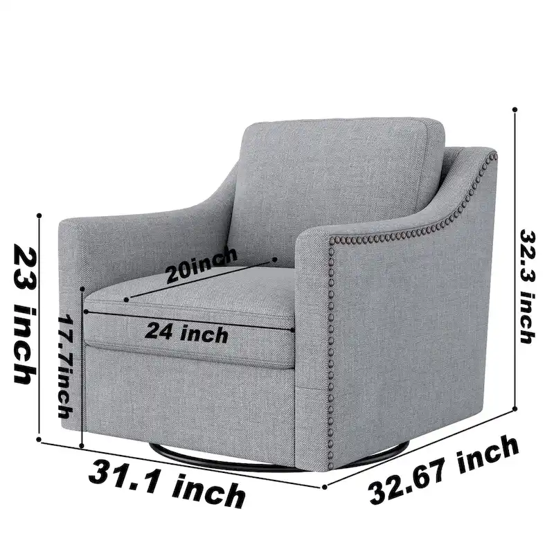 360 Degree Swivel Armchair