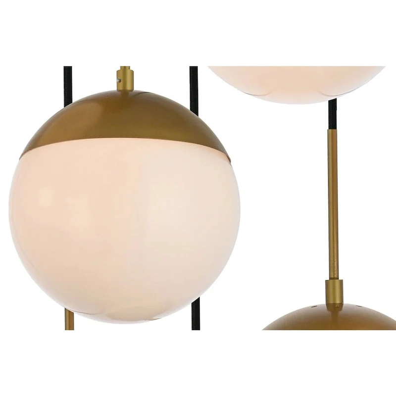 Elegant Lighting Eclipse 5 Light 18  Wide Multi Light Pendant with