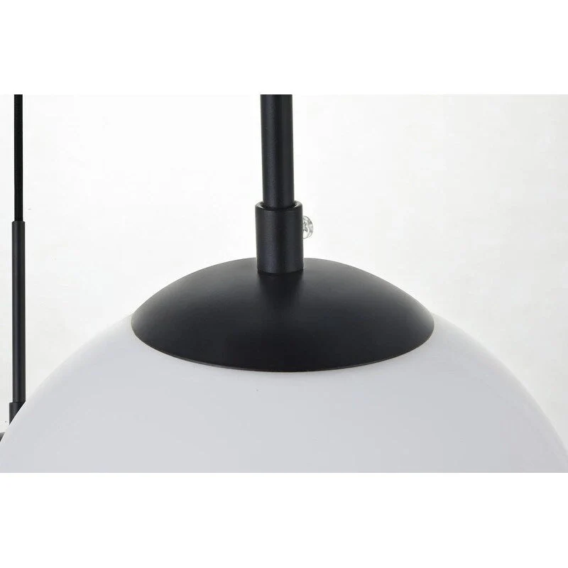 3-Light 36 inch Pendant with Frosted White Glass