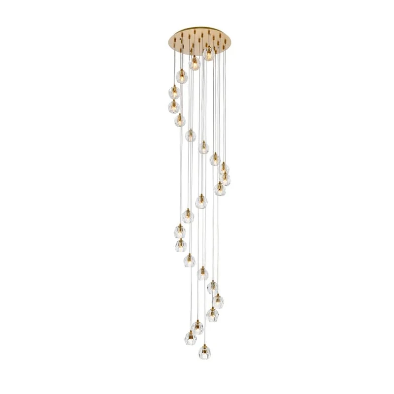 Ella 19-Inch 24-Lights Pendant - N/A
