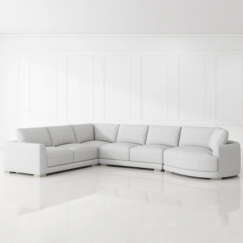 Laguna 165.5 L-Shape Modular Sectional Sofa with Chaise Lounge