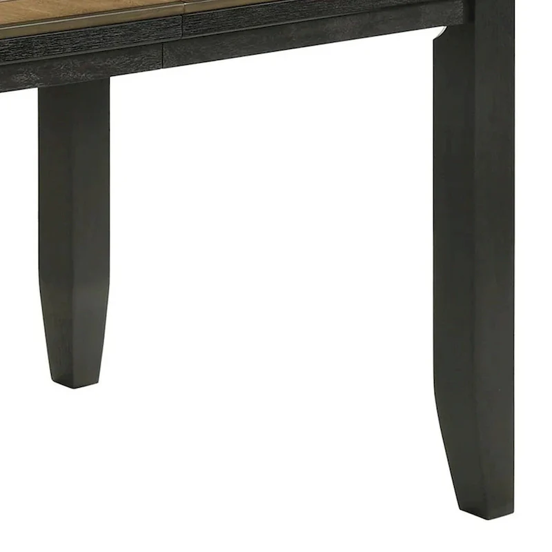 Woodlands 60-78 Inch Counter Height Dining Table, Extendable, Brown Wood