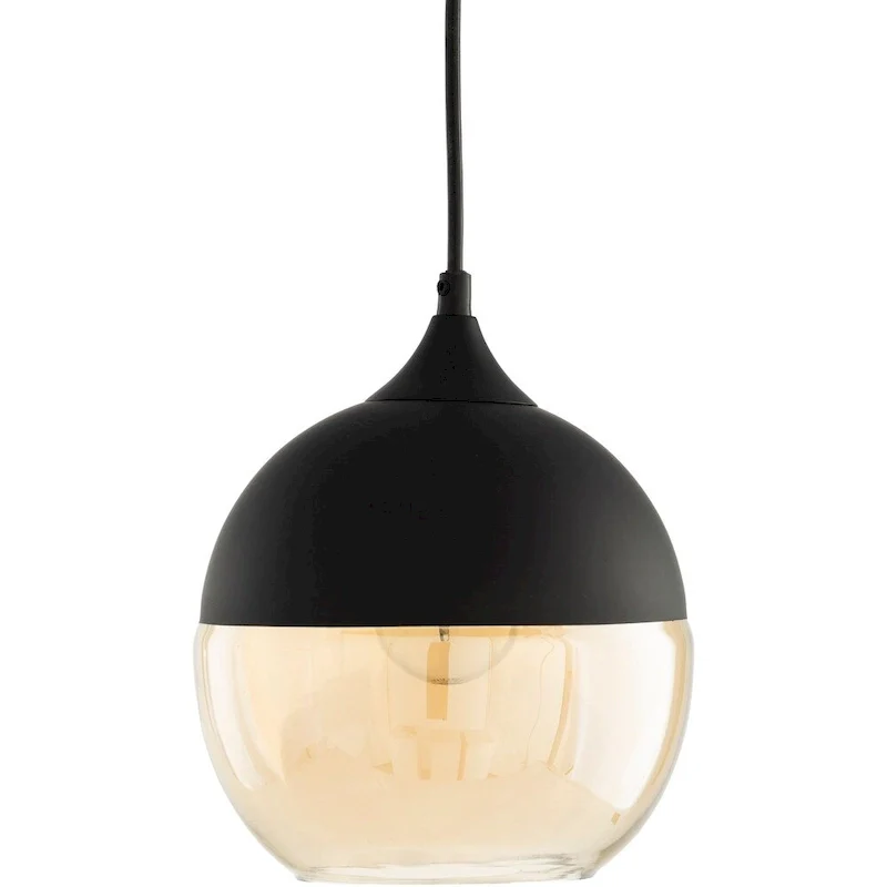 Artistic Weavers Dakota Modern Black Cylinder 1-Light Pendant