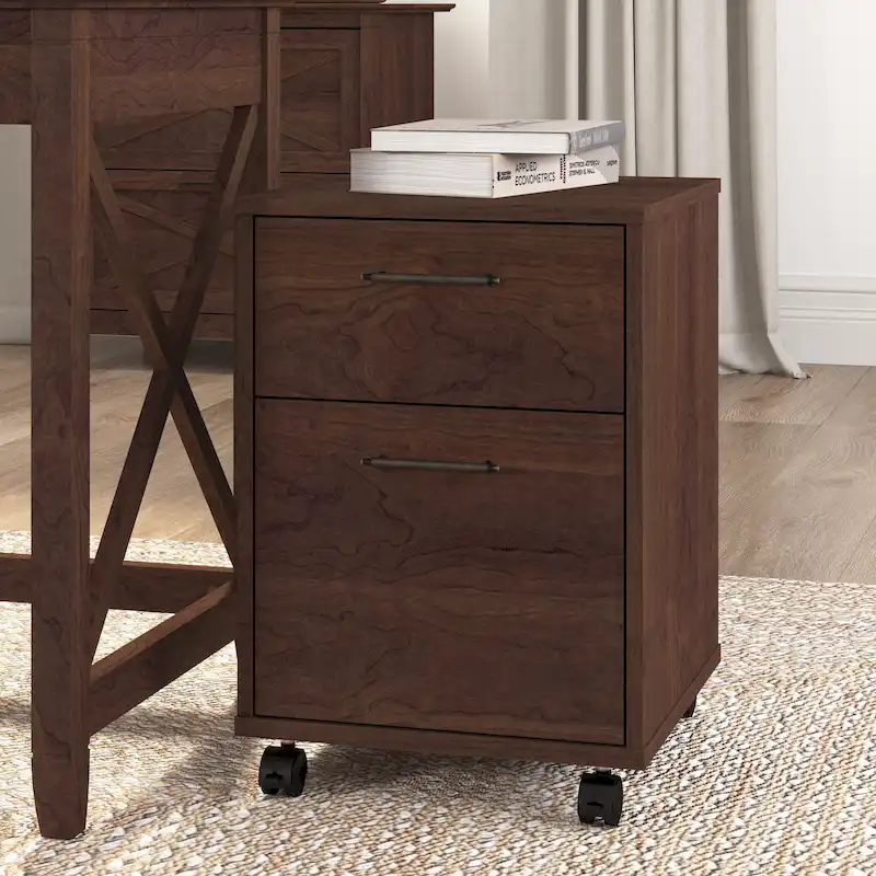 2 Drawer Mobile File Cabinet by