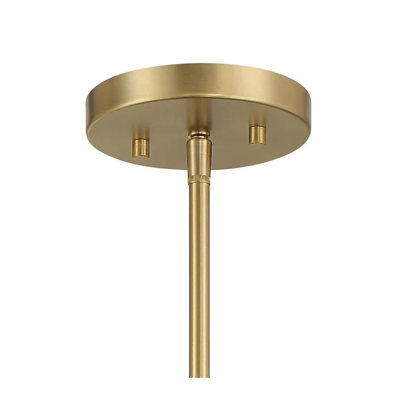 Minka Lavery Segan Coal And Soft Brass Pendant Light