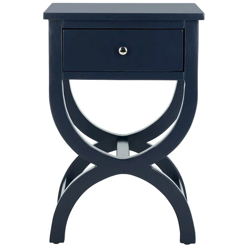 SAFAVIEH Liller 1-Drawer Accent Table Nightstand (Fully Assembled) - 18 W x 15 D x 27 H - 18Wx15Dx27H