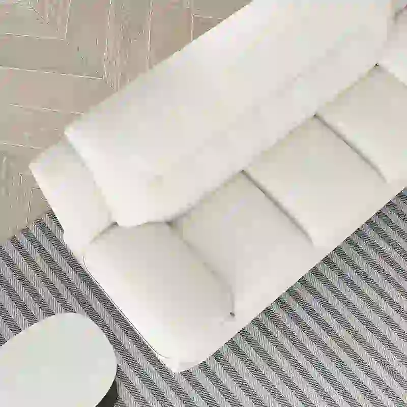 Michael Segura Bonded Leather Upholstered Sofa