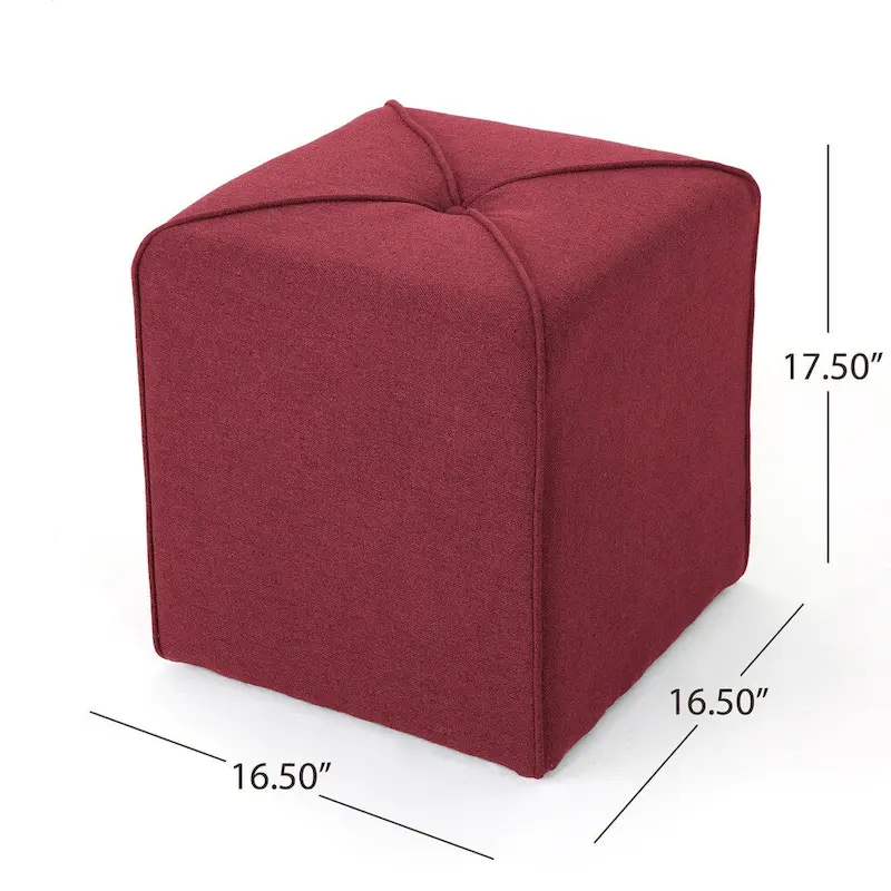 Kenyon Fabric Square Ottoman by Christopher Knight Home